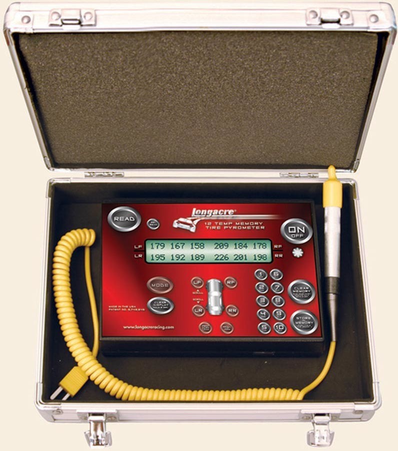 Longacre 52-50682 0 to 348°F Standard Memory Digital Tire Pyrometer
