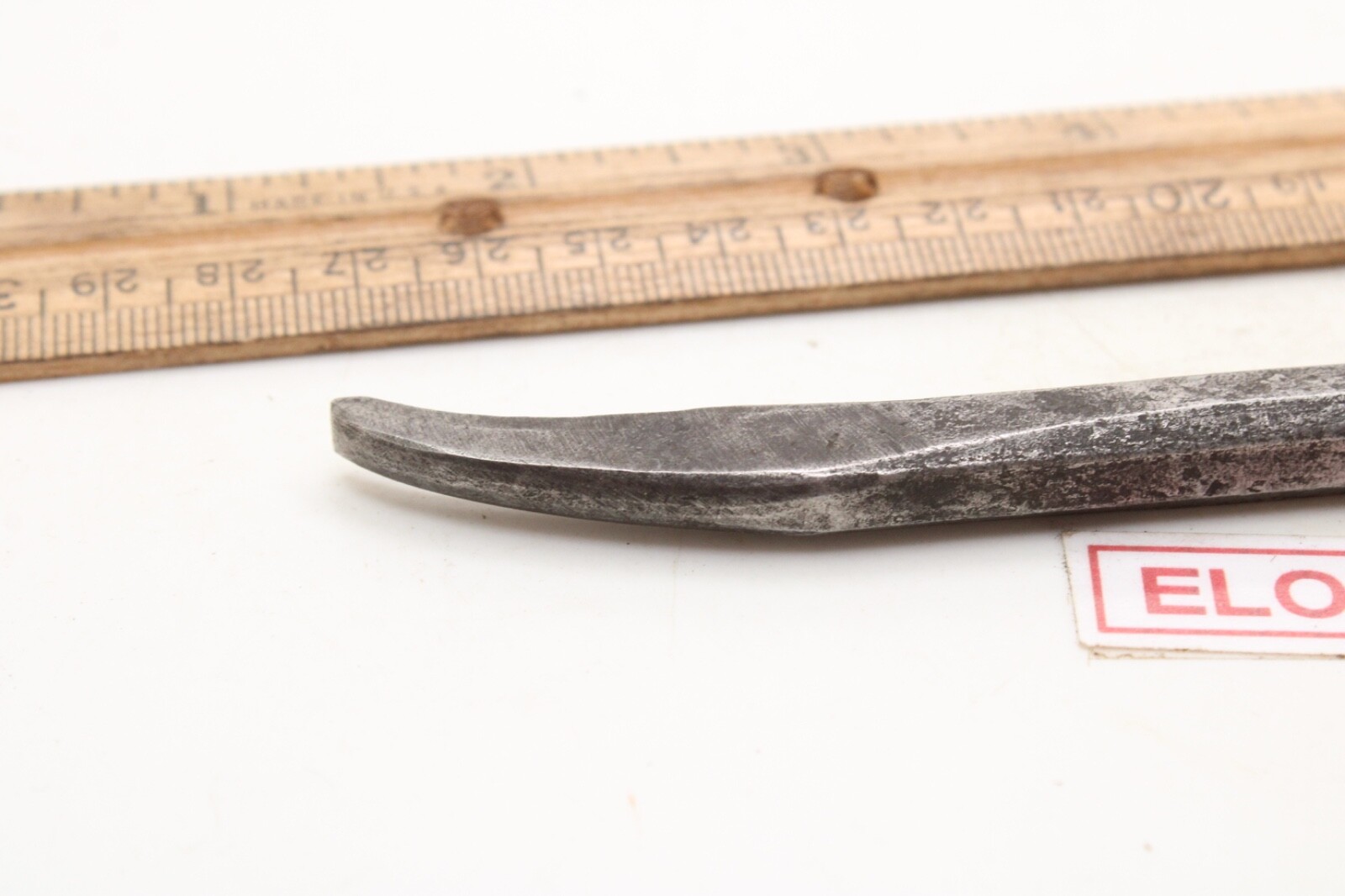 Unbranded 1/4″ Curved Tip Cold Chisel 6″ Long Hex Shank