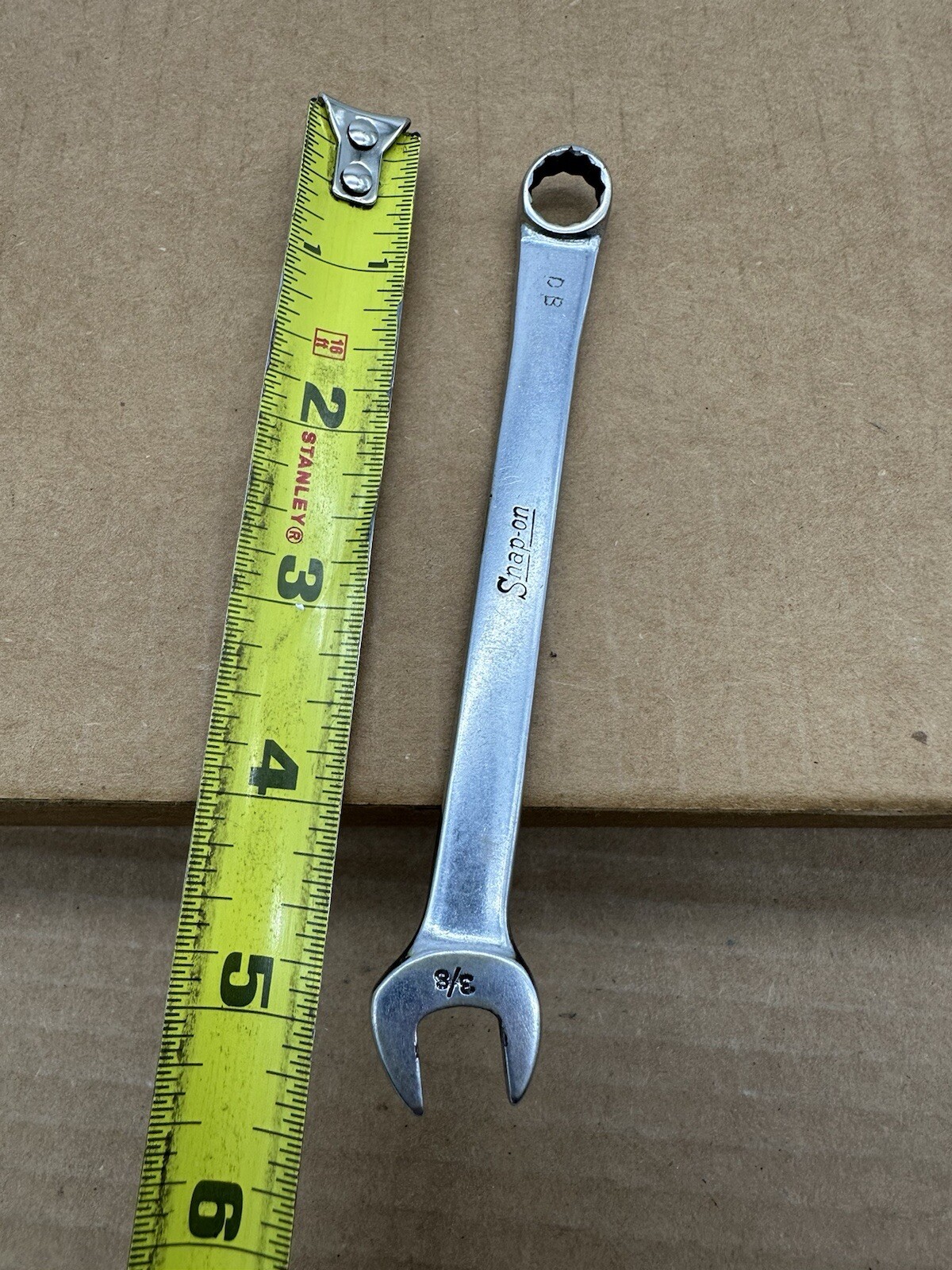 Snap-on Tools USA 12PT 12 Point 3/8″ SAE Chrome Combination Wrench OEX120