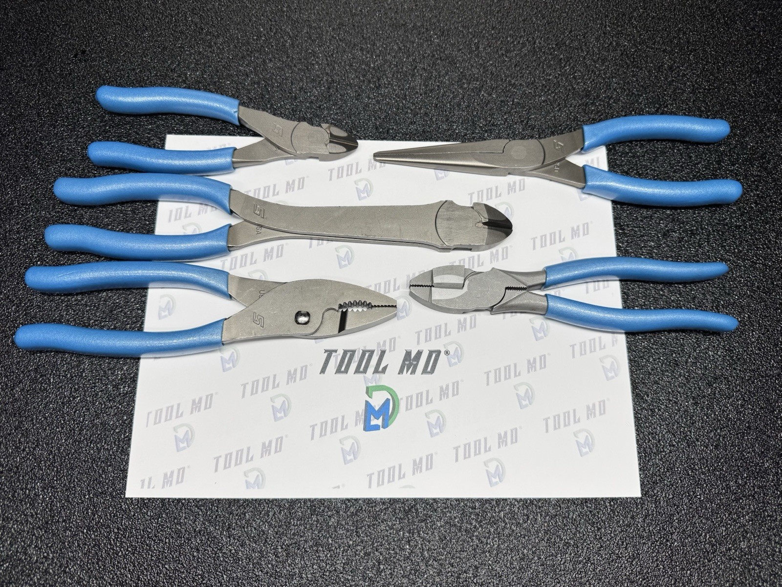 Snap-on Tools USA NOS RARE 5pc PEARL BLUE Plier & Heavy-Duty Cutter Set 312CF