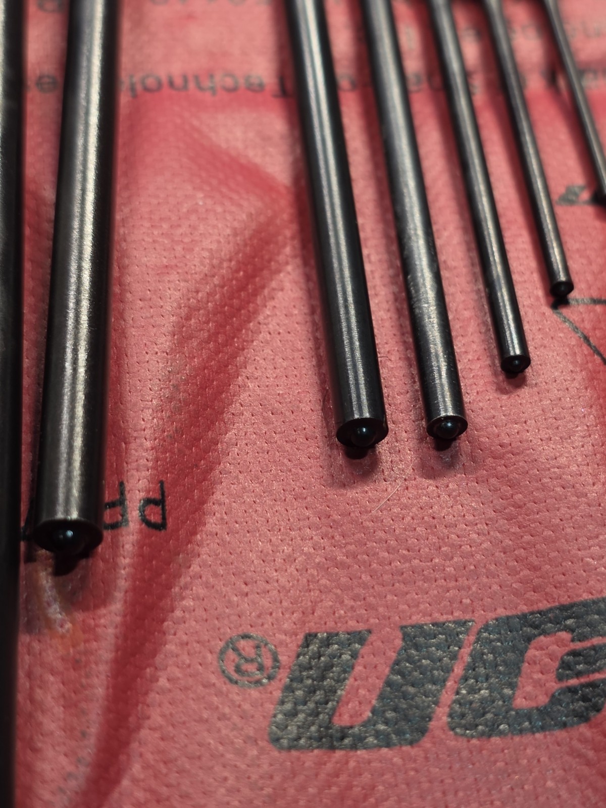 Snap-on Tools PPR708BK NEAR MINT 8-pc Roll Pin Punch Set With Pouch