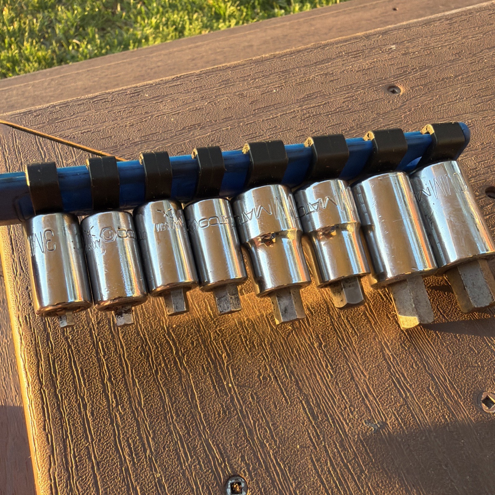 MATCO 8 PIECE 1/4″ AND 3/8″ DRIVE METRIC STUBBY HEX SOCKET DRIVER SET 3mm-10mm
