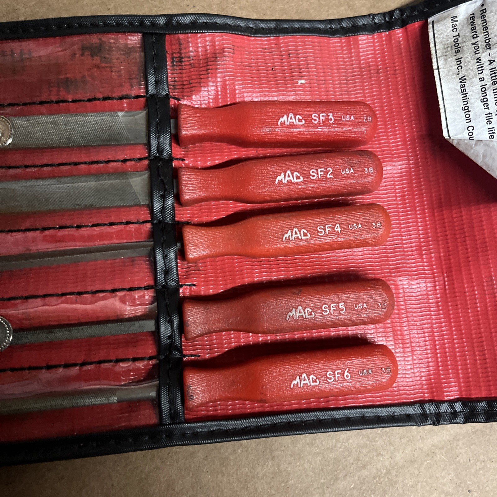 Mac Tools 5 Piece Mini File Set – Comfort Grip – Set No. SMF6 BUY IT NOW