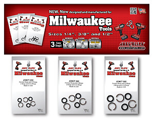 Just Clips Mctsrd Milwaukee 3 Hook Horizontal Hanging Display (10 Sets)