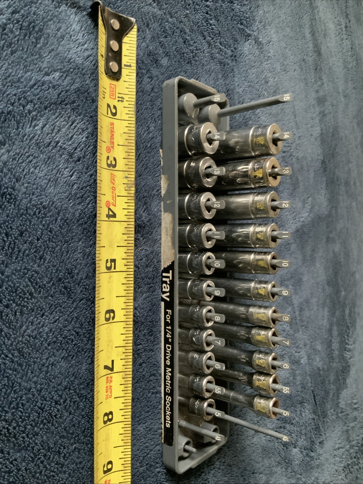 Snap On 1/4” Drive Shallow And Deep Socket Sets….5-14mm….each Set, 6pt…..