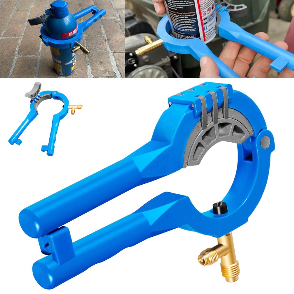 For R12 R134A Side Can Tap 10102 AC Refrigerant Manifold Systems, Oils, Additive