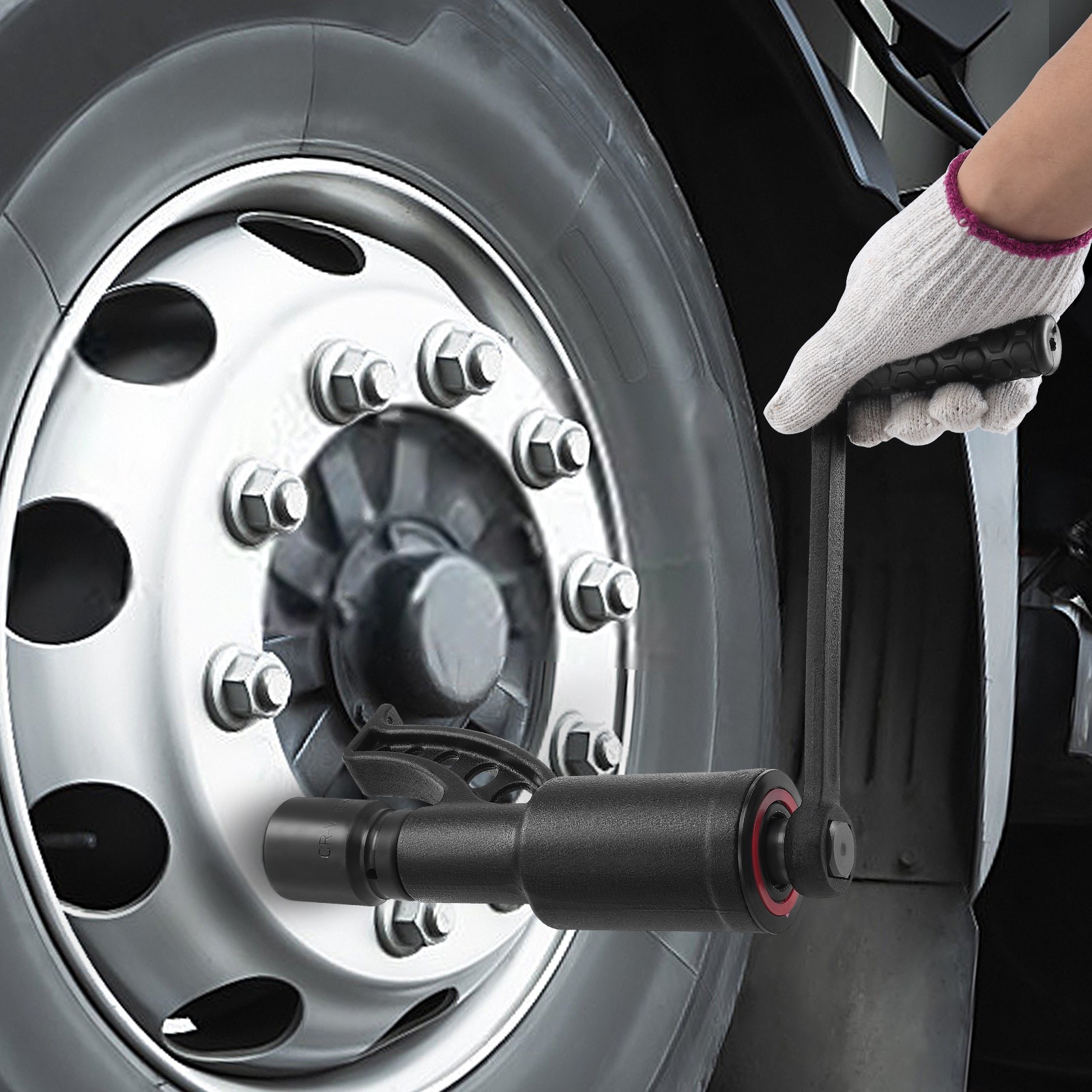VEVOR Torque Multiplier Wrench Set 1″ Drive 1:64 Lug Nut Remover with 8 Sockets