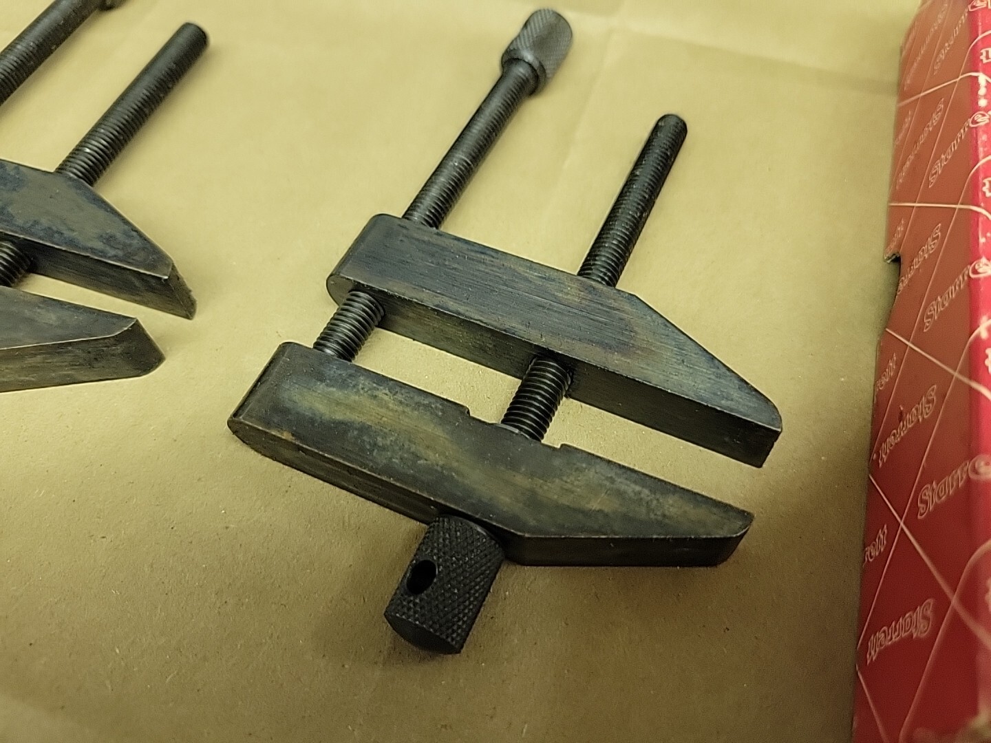 L.S. Starrett Pair 161C Toolmakers Parallel Clamps (2) NOS