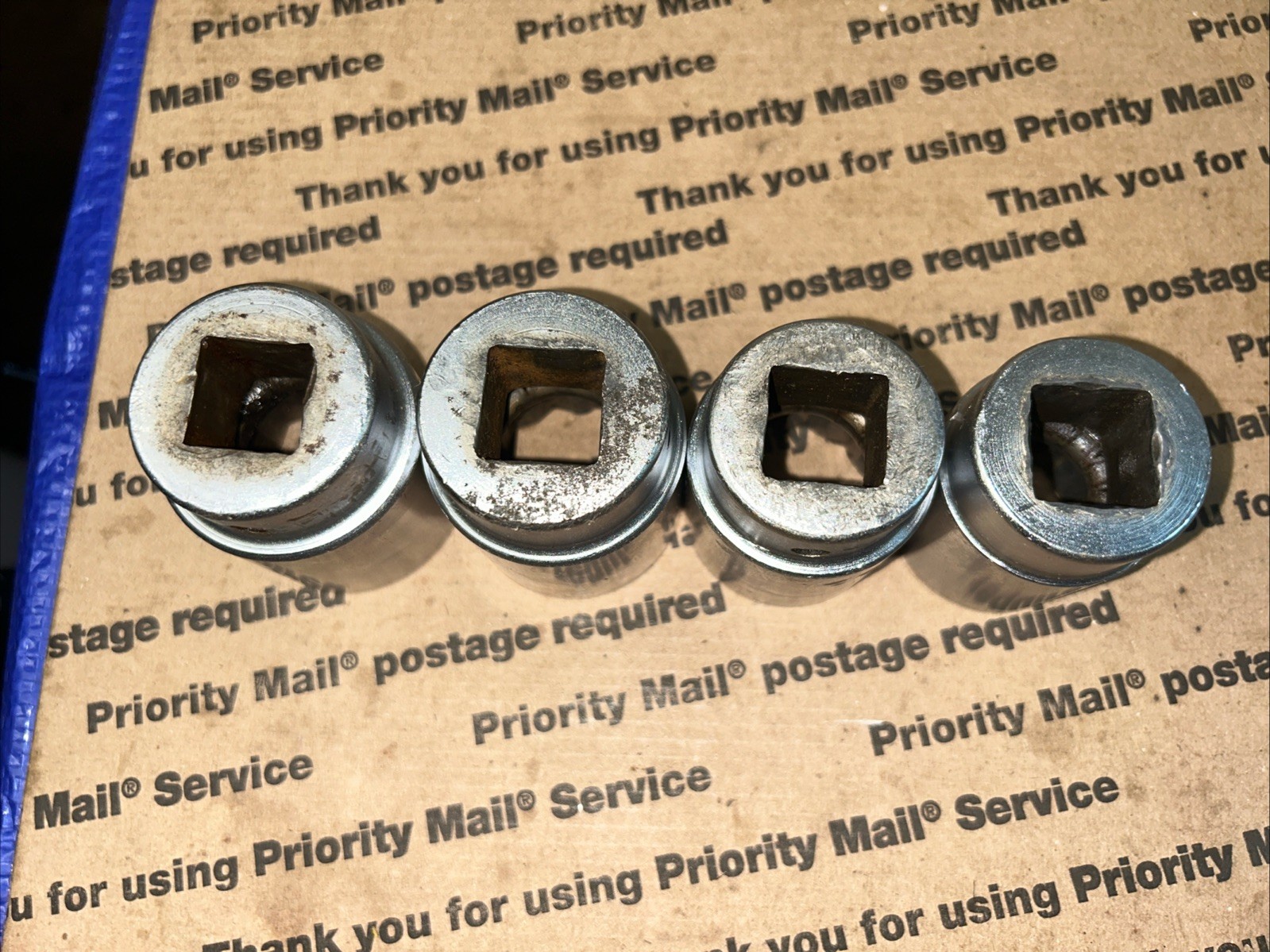Par-X by Snap-On 1-3/8 1-5/16 1-1/4 1-1/8 SAE 12-Point Shallow Sockets 3/4 Drive