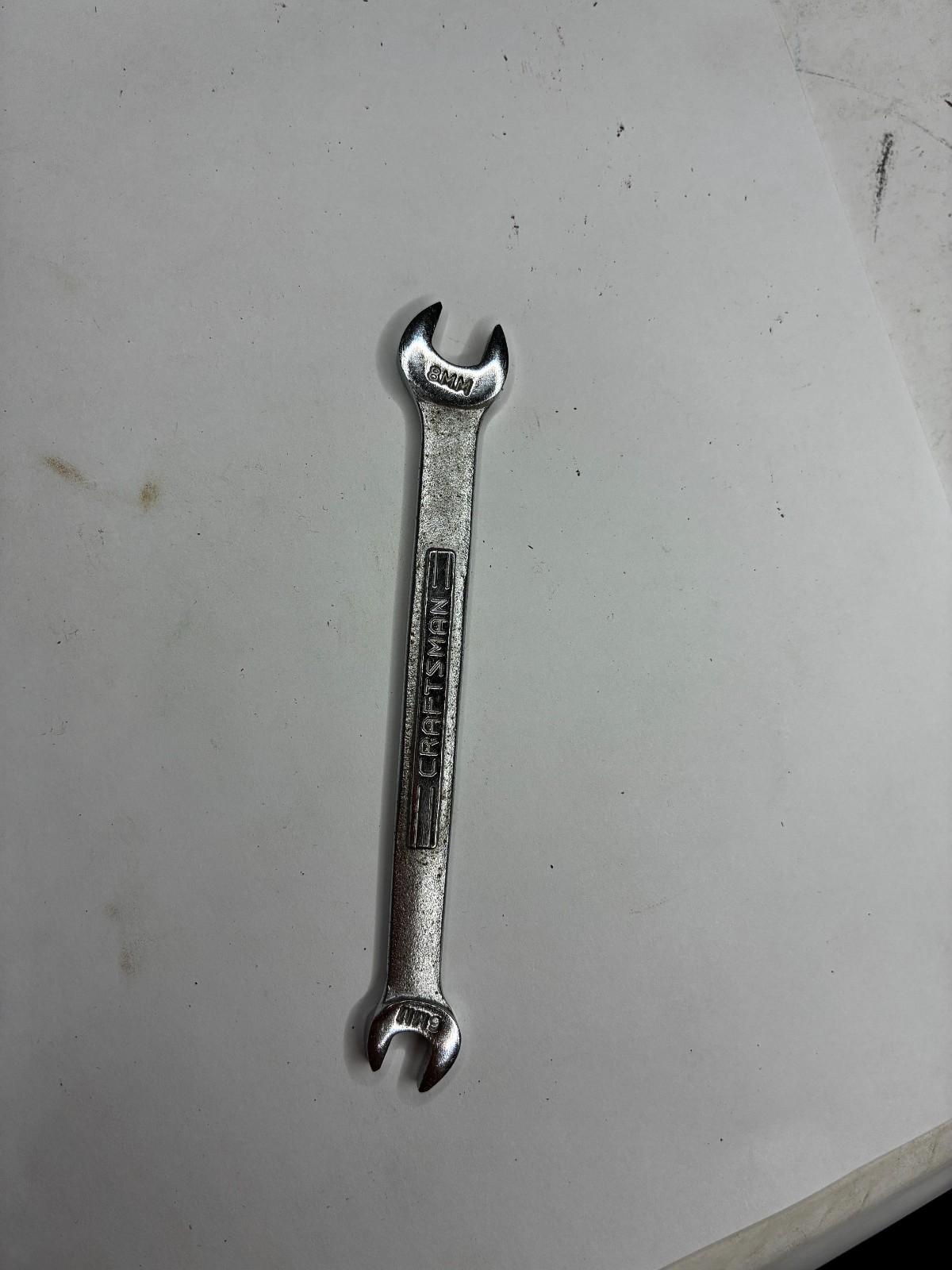 Craftsman 5 Piece Metric Open End Wrench Set 7mm-15mm Forged USA