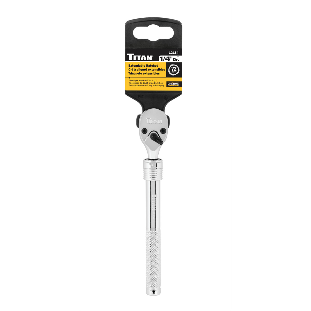 Titan 1/4 in. Drive Extendable Ratchet