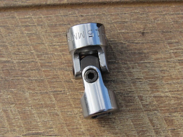 MAC 15MM XU615MM XU6 15 MM 3/8″ DRIVE 6 POINT SWIVEL FLEX UNVERSAL SOCKET XU615