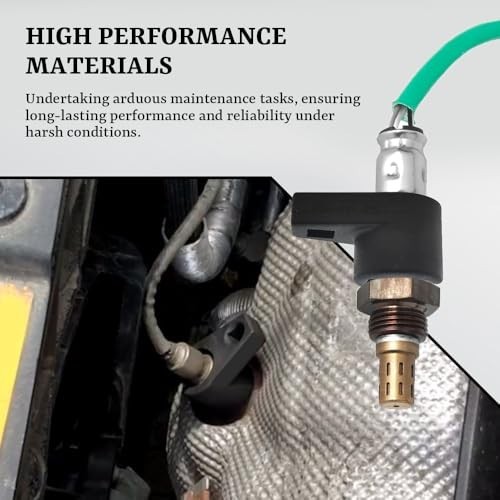 7/8-Inch 22mm Offset Oxygen O2 Sensor Socket Wrench Removal Tool Drive 3/8″black