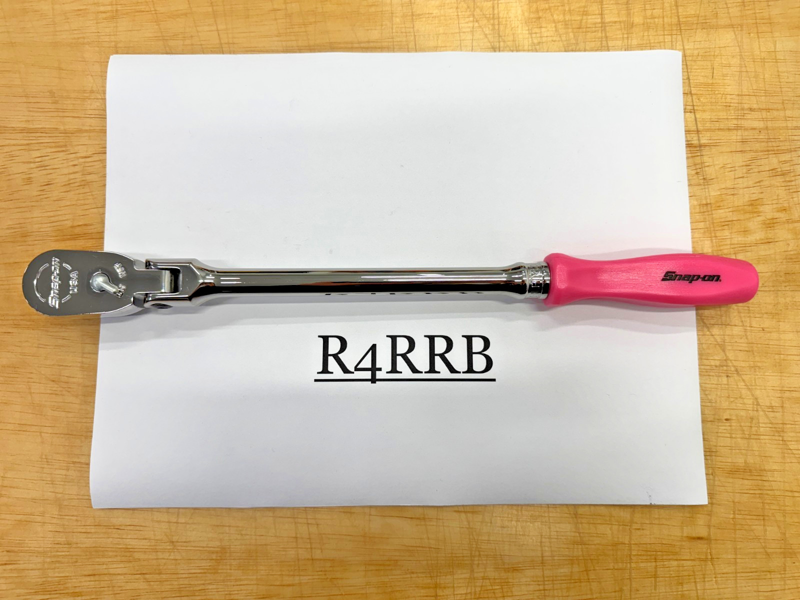 Snap-on Tools USA CLASSIC BRIGHT PINK 3/8 Drive HARD Flex Head Ratchet FHLFD80AP