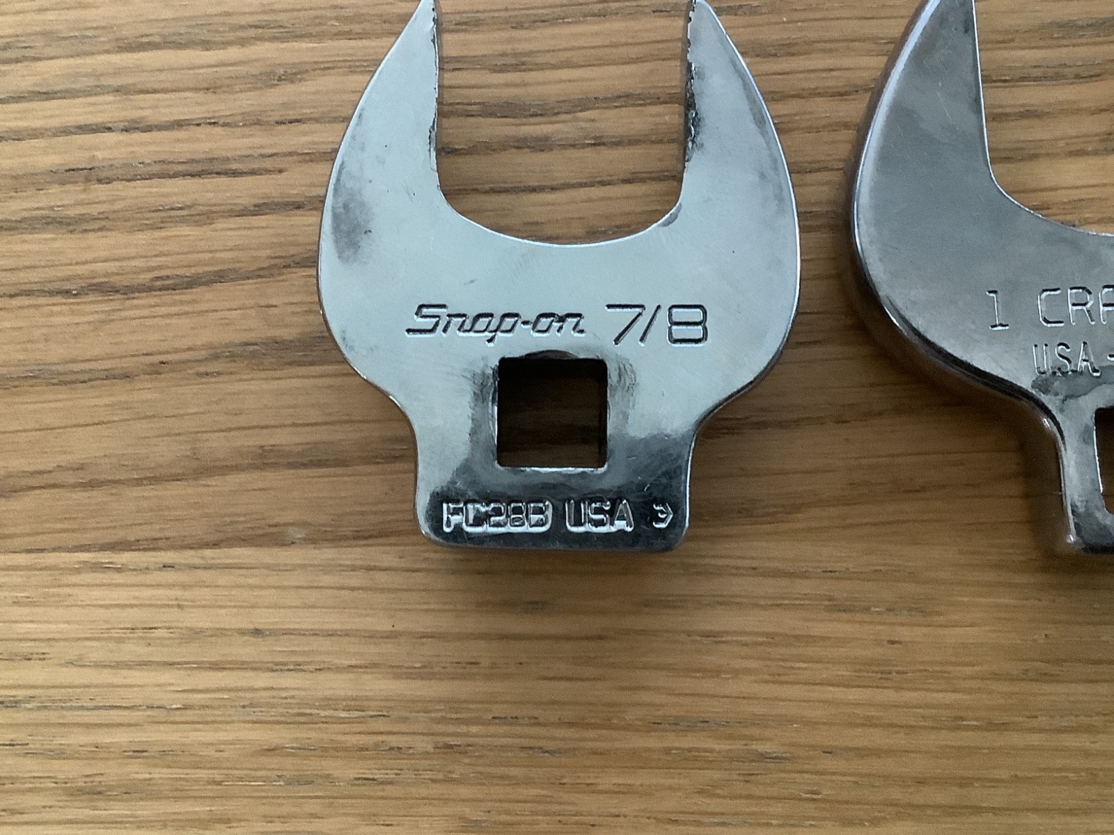 Craftsman And One Snap On 3/8″ Drive 3/8″-1” Crowfoot Wrench Set 15/16 Missing