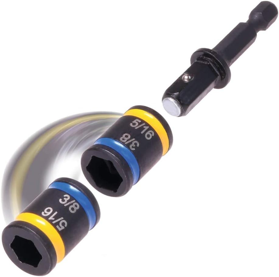 Malco Tools 5/16″ & 3/8 X 2″ Dual Sided Hex Driver Cleanable, Reversible (MSHC1)