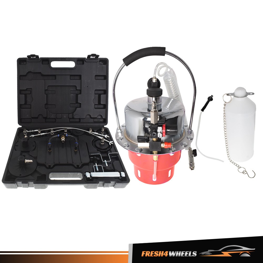 Pneumatic Air Pressure Kit Brake & Clutch Bleeder Valve System Kit Portable