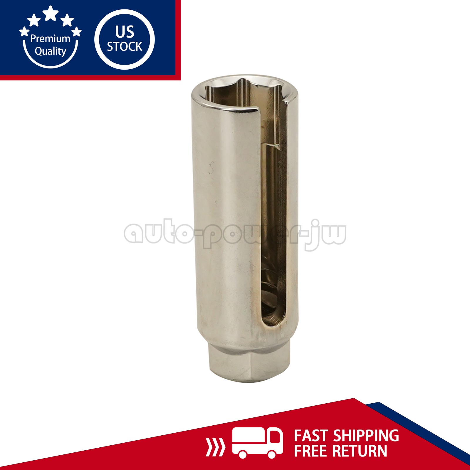 7/8» 22mm O2 Oxygen Sensor Socket Removal Tool Side Wire Cutout 1/2″ Drive US