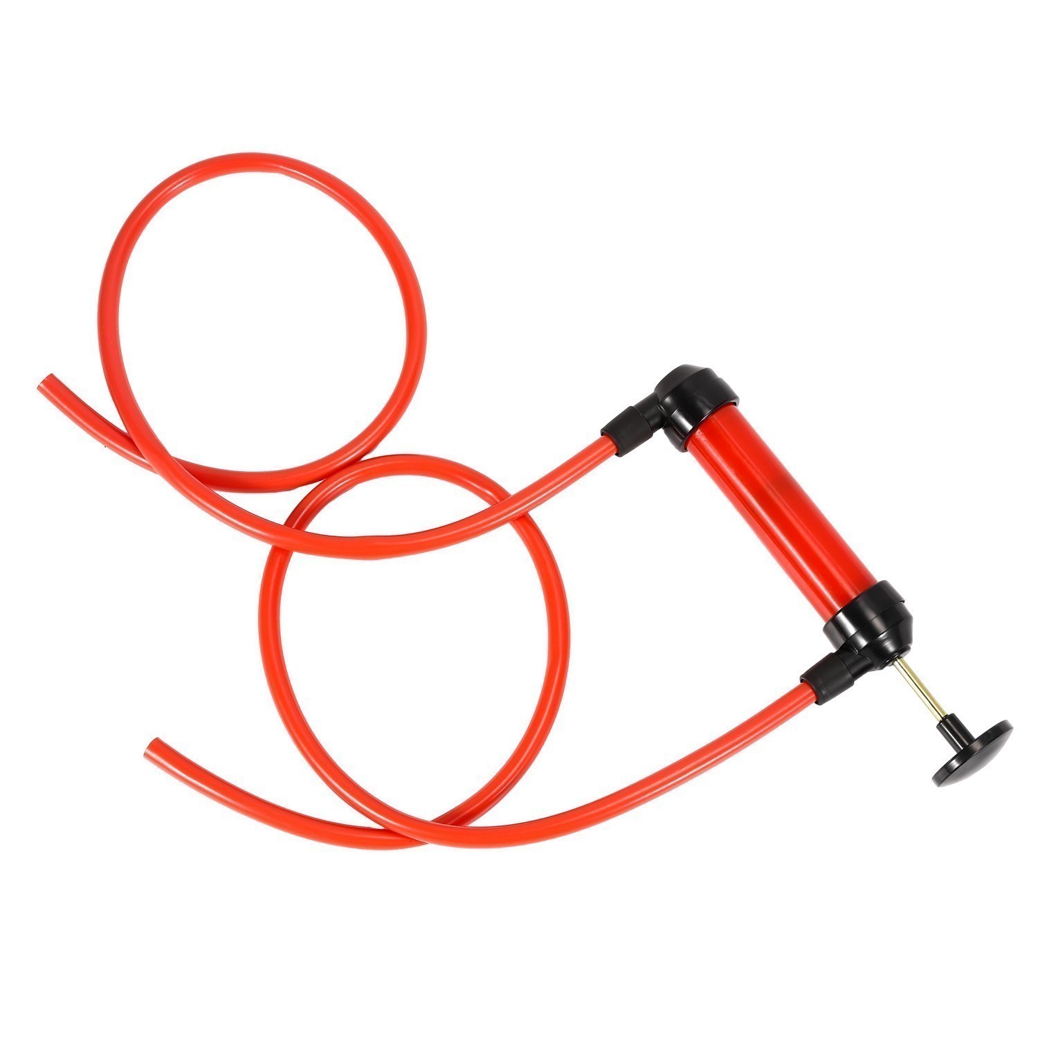 Hand Fuel Pump Oil Transfer Tool For Generator Boat Jet Ski Edger PVC Hose 1m+1m