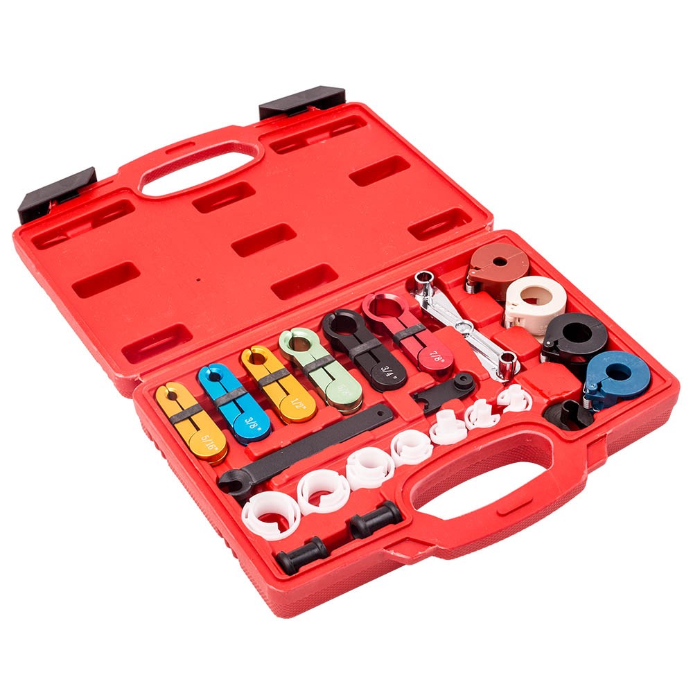 22* A/C Fuel Transmission Oil Cooler Line Disconnect Tool Kit Fit For Ford