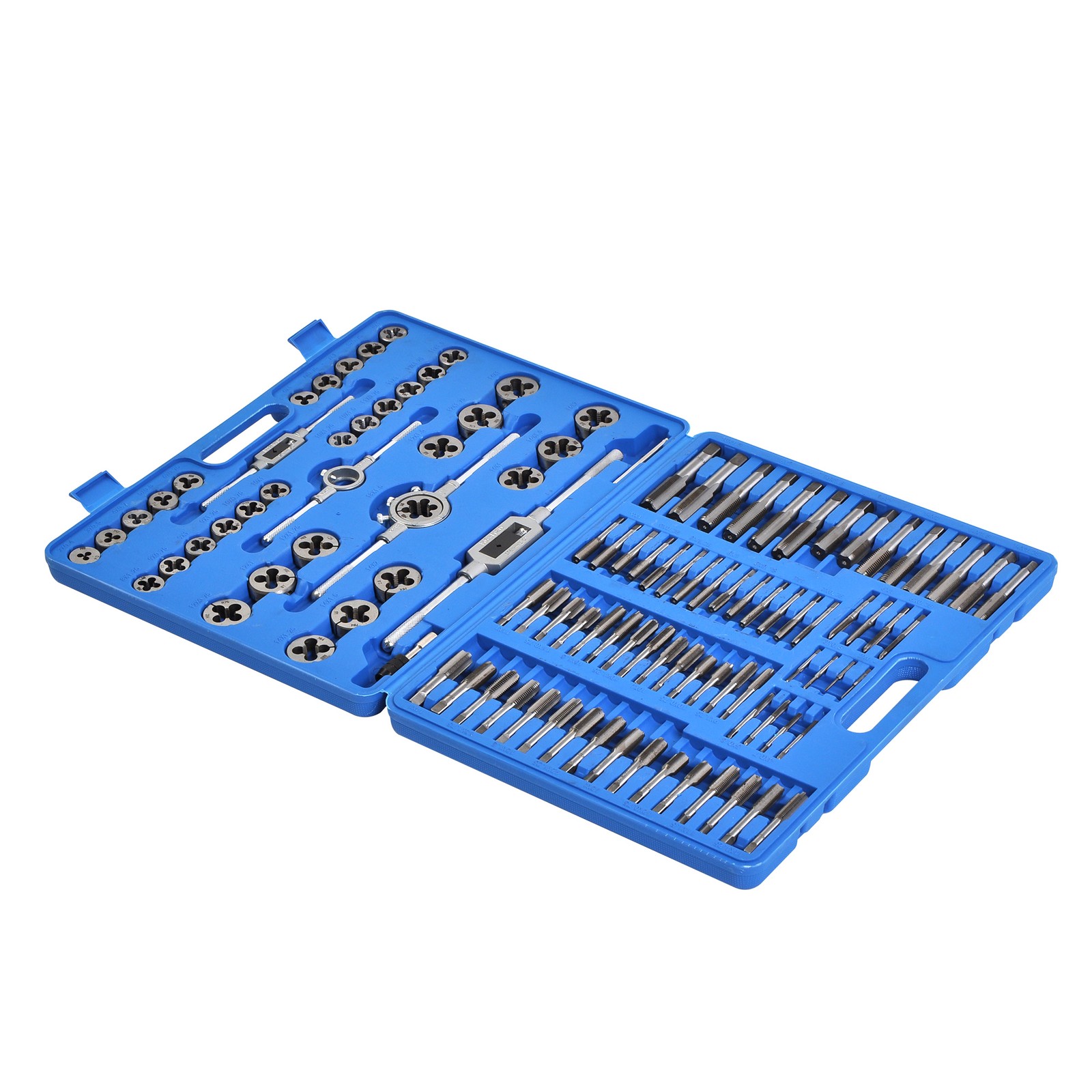 Metric 110pc Combination Tap and Die Screw Extractor Remove Set Alloy Steel Set