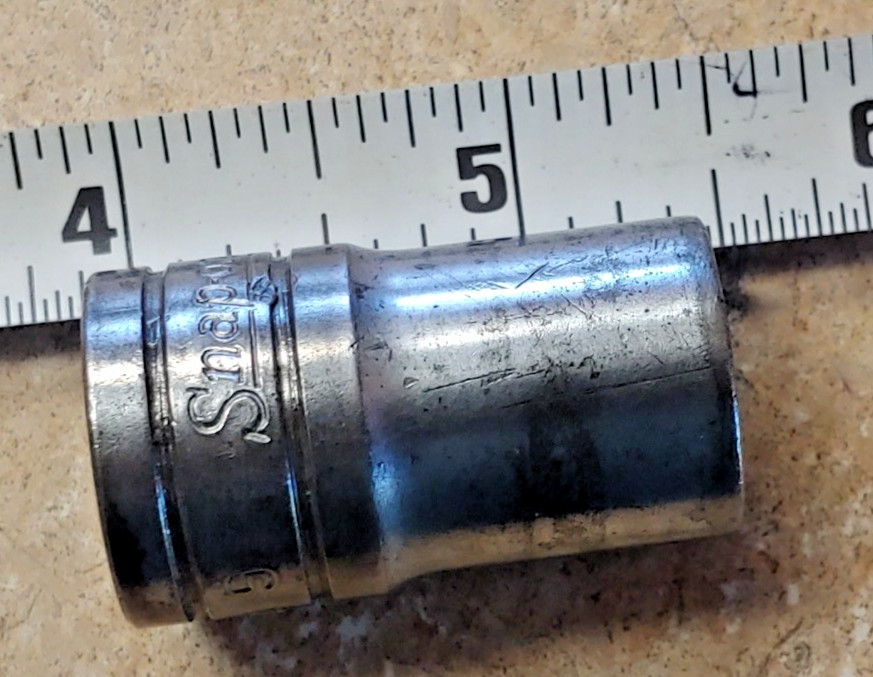 Snap-on Tools 9/16″ SW-181, 1/2″ Drive, 12-Point Regular Socket, Made in USA