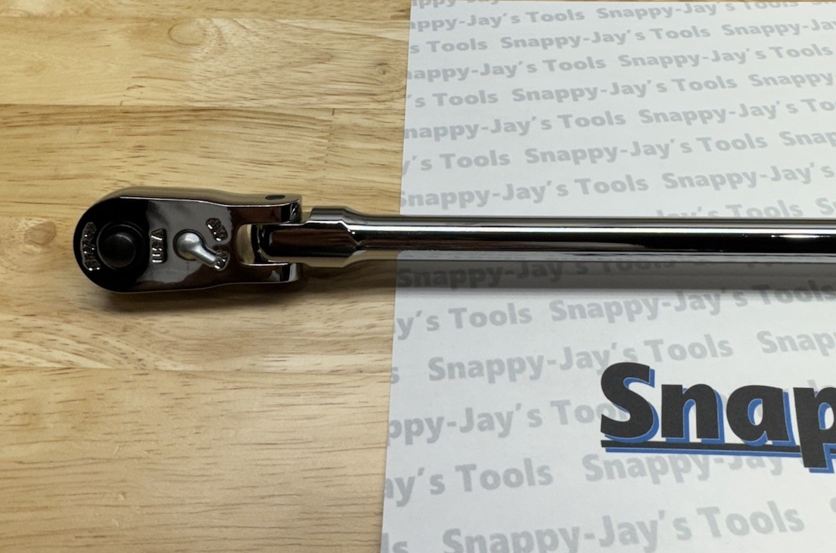 Snap-on Tools 3/8″ Drive POWER BLUE X-Long Quick Release Flex Ratchet FHRLLF80