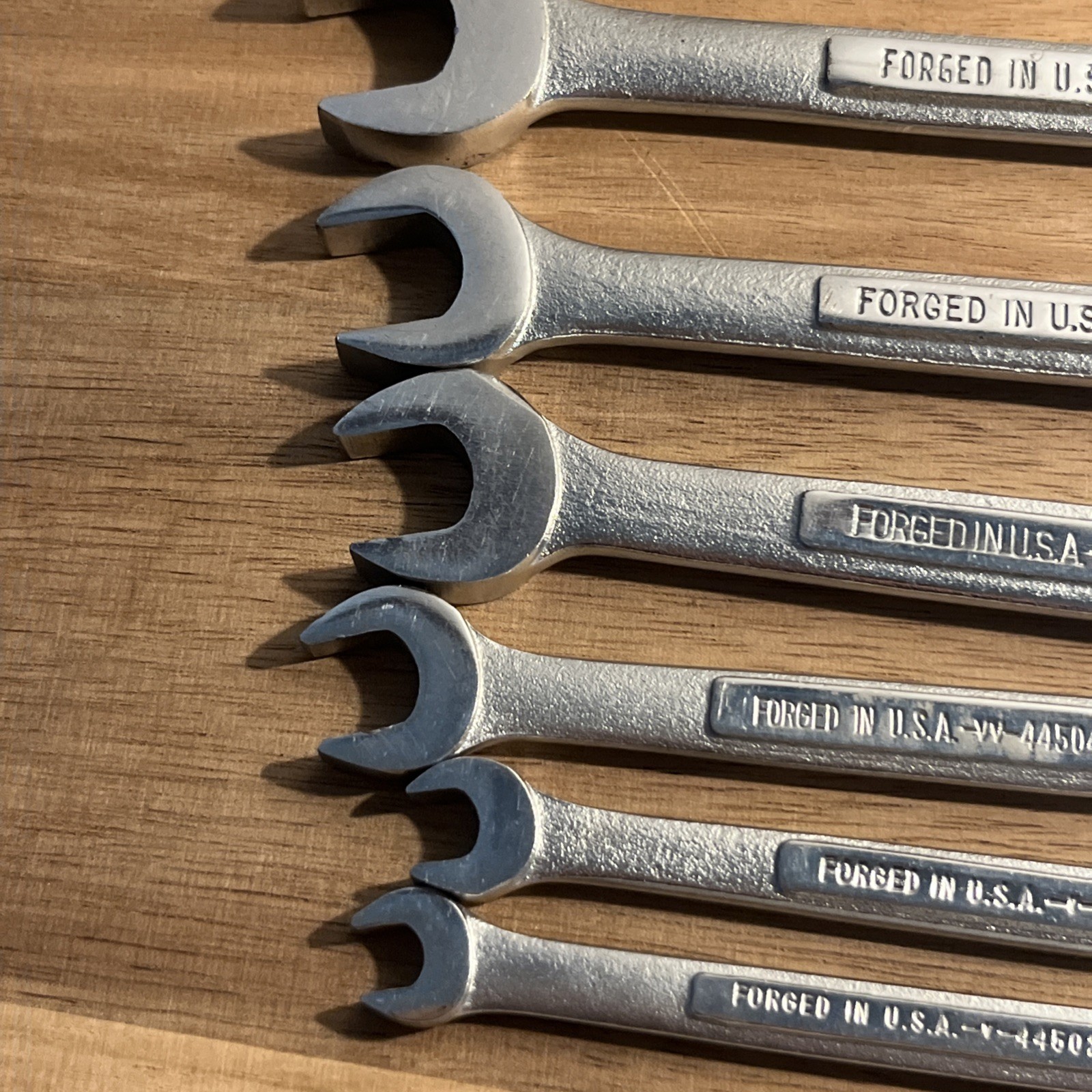 Vtg Craftsman Metric 8 Pc Open End Wrench Set 6mm – 24mm 16 Sizes =V= V, VV