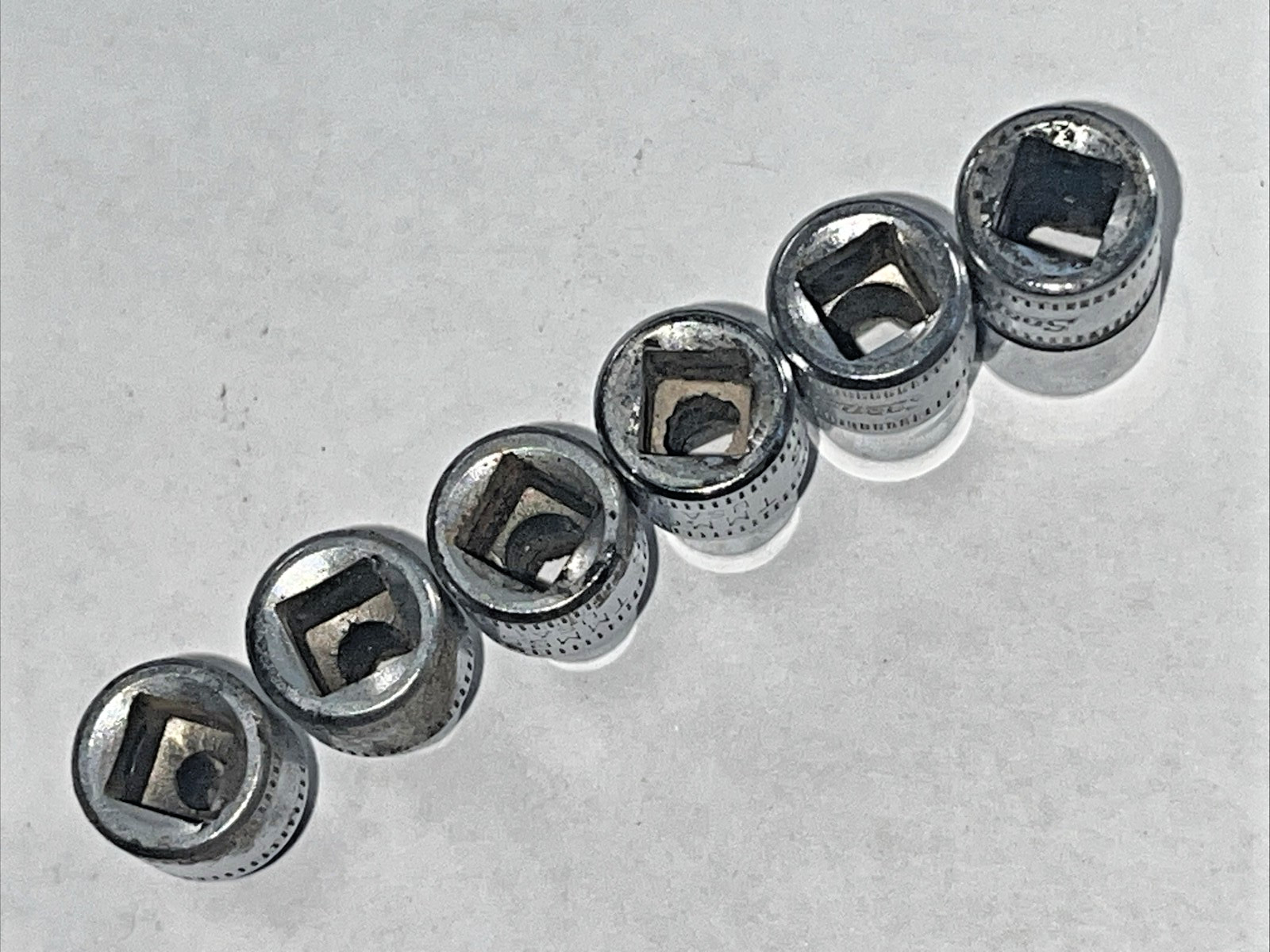 Snap-on TMM Socket Set 1/4 Drive Metric 9, 7, 6, 5.5, 5, 4mm 6Point