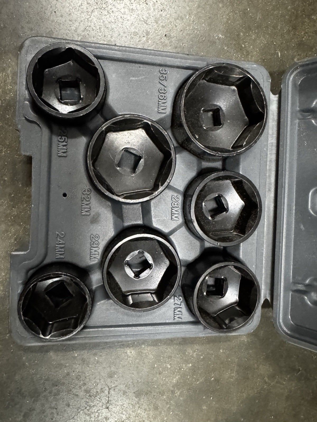 MAC Tools 7-pc Low-Profile Oil Filter Metric Socket Set OFS7-SET