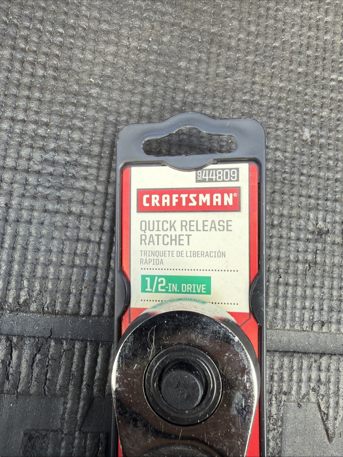 Sexy Sears Craftsman USA Nos 1/2” Drive Ratchet 44809 On Hang Tag K6AA