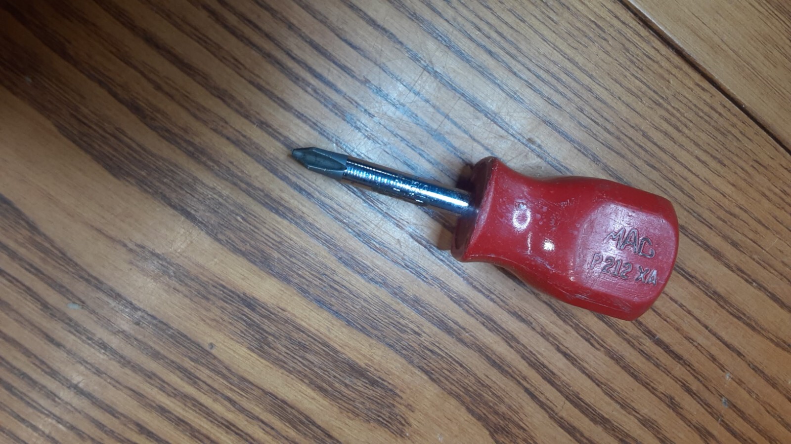 MAC TOOLS STUBY PHILLIPS SCREWDRIVER P212XA NICE RED