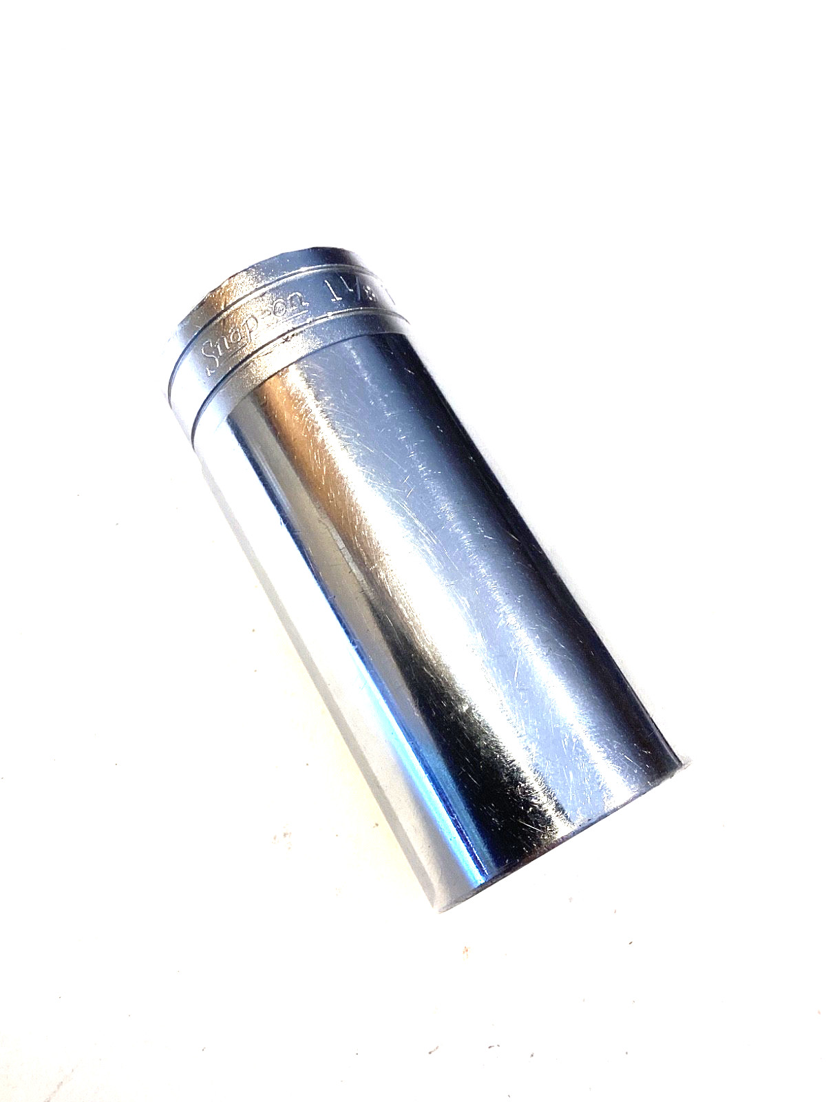 Snap On Tools USA 1/2” Drive 1-1/8” 6 Point SAE Deep Chrome Socket TS361 NICE