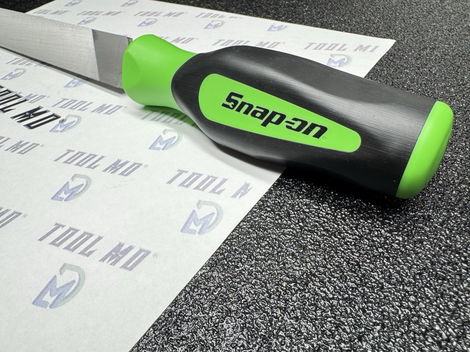 Snap-on Tools NEW GREEN Soft Grip Flat 10” Length Blade Mill File SGHF616B 10MA