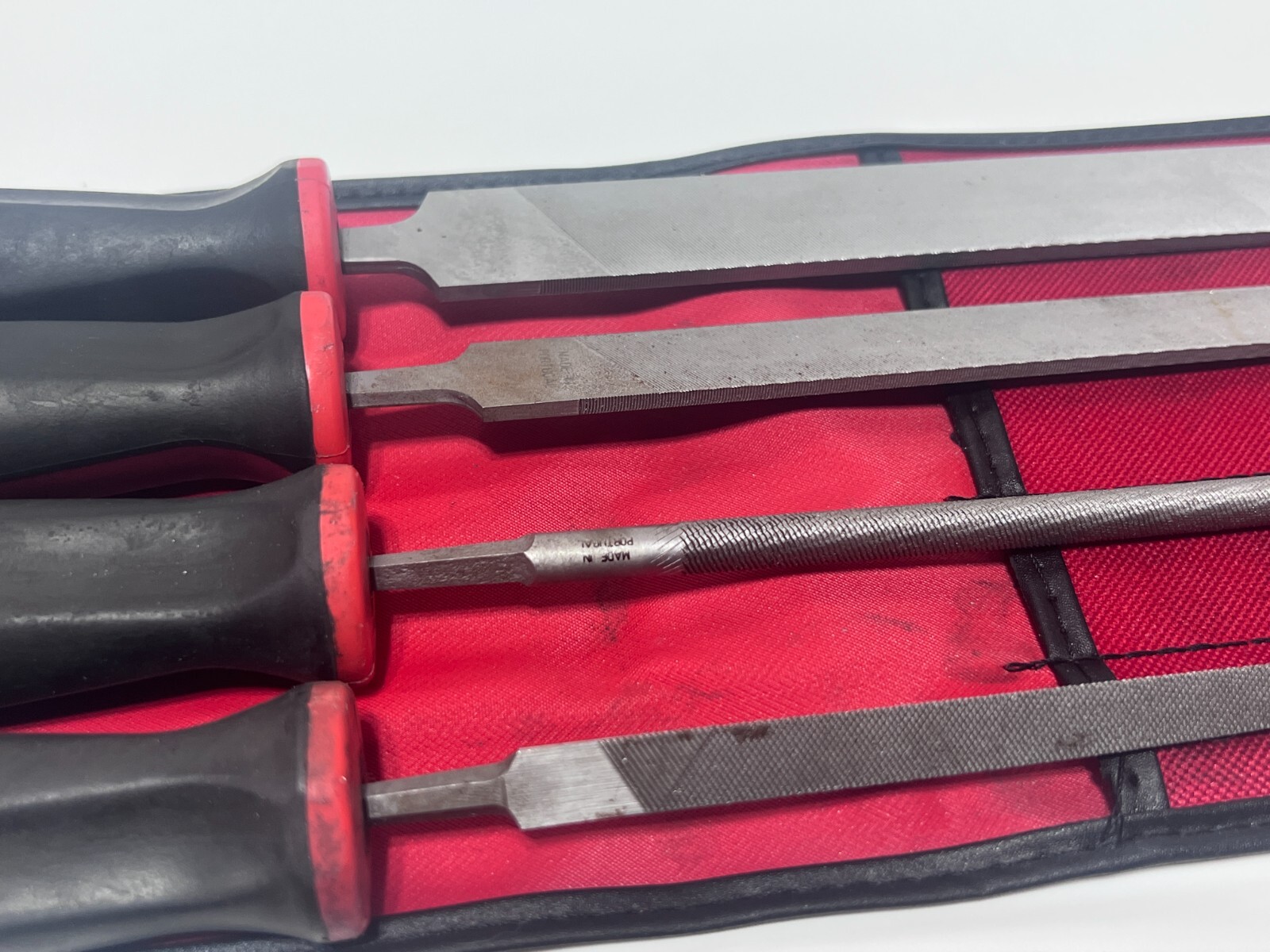 Snap-On Tools USA SGHBF500A Mixed File Set, (1) Triple Square (2) Mill (1) Round