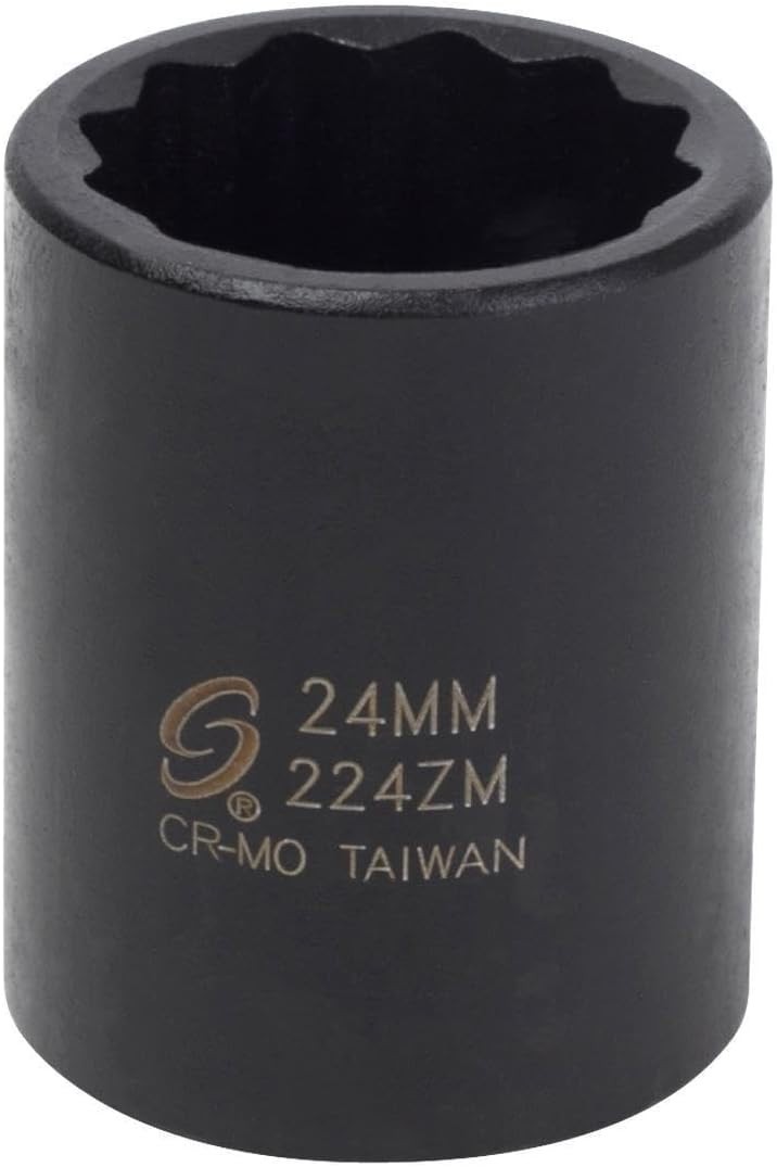 Professional 24mm 1/2 in. Drive 12-Point Socket – Lifetime Included