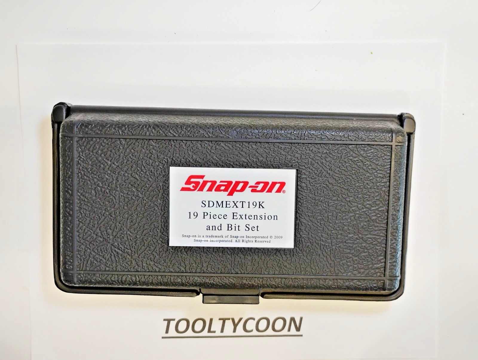 Snap-On Tools NEW BLACK BIT Holds Hex Bits CASE Only for Kit # SDMEXT19K