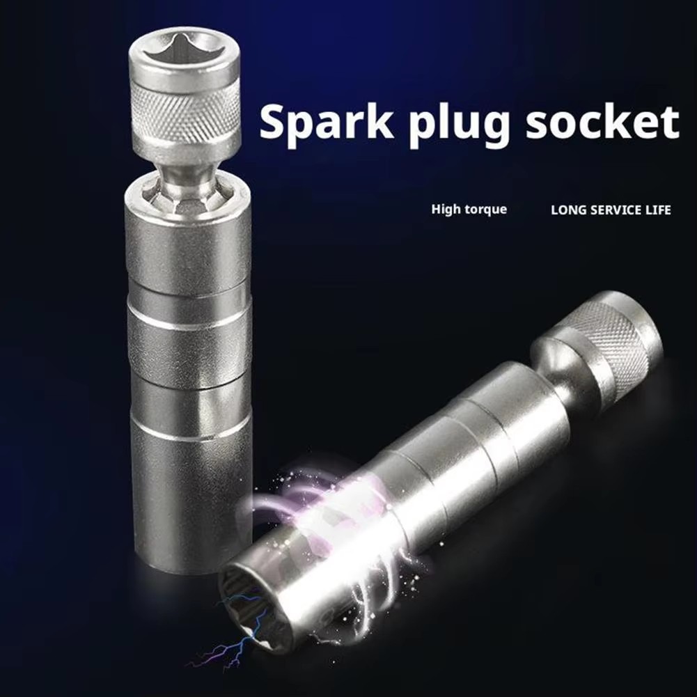 10PCS 3/8 Inch Drive Spark Plug Socket Set 6-Point Include Extension Bar CR-V US