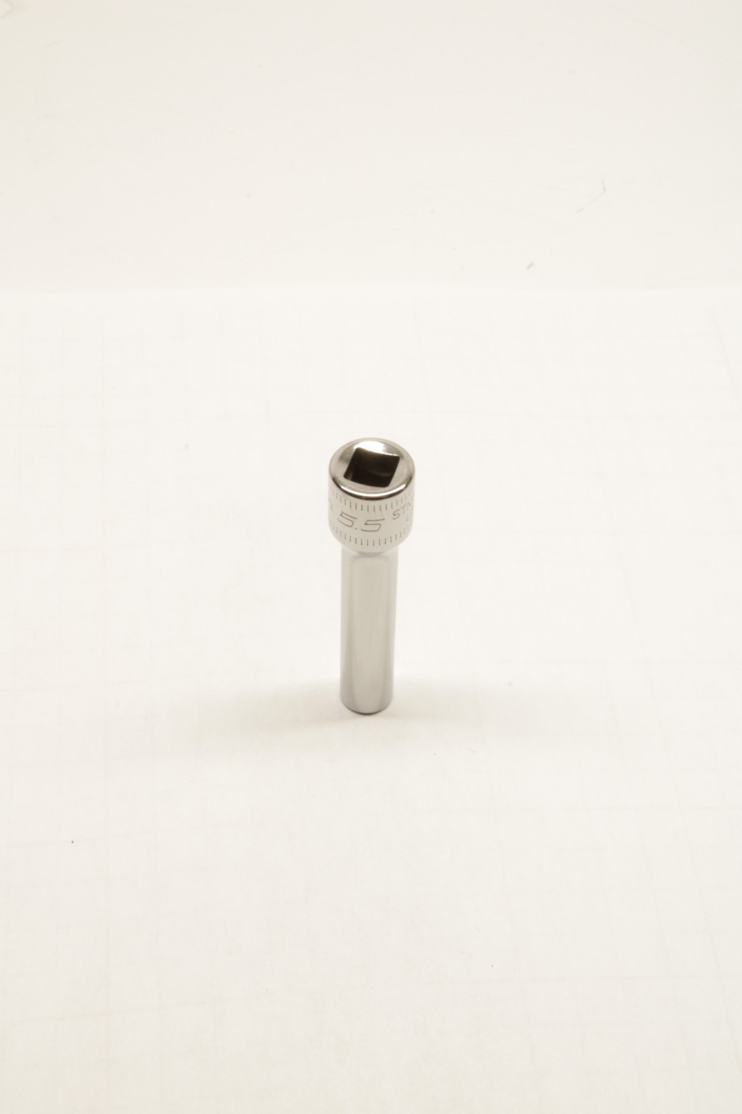 Snap-on Tools USA NEW 1/4″ Drive 6-POINT Metric 5.5mm DEEP Chrome Socket STMM5.5