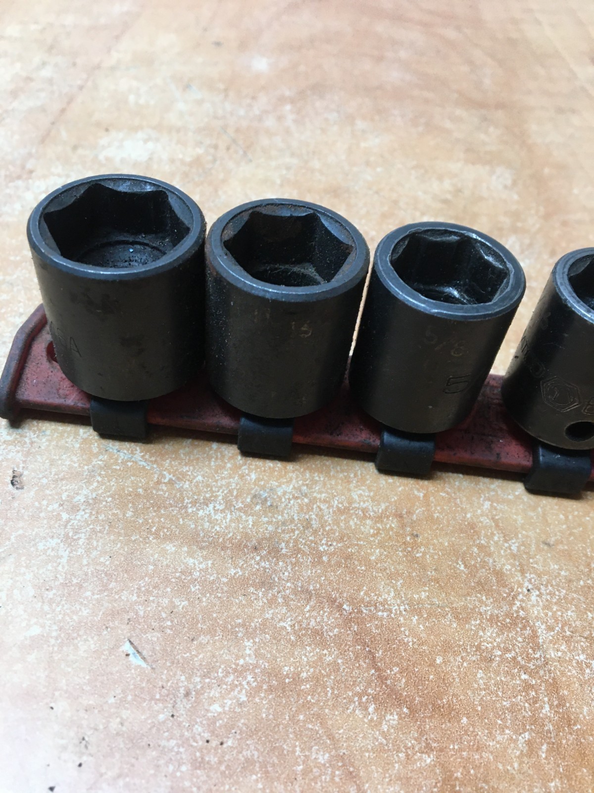Matco Tools 8 Piece 3/8» Drive 6 Point SAE 5/16-3/4″ Impact Socket Set w/Holder