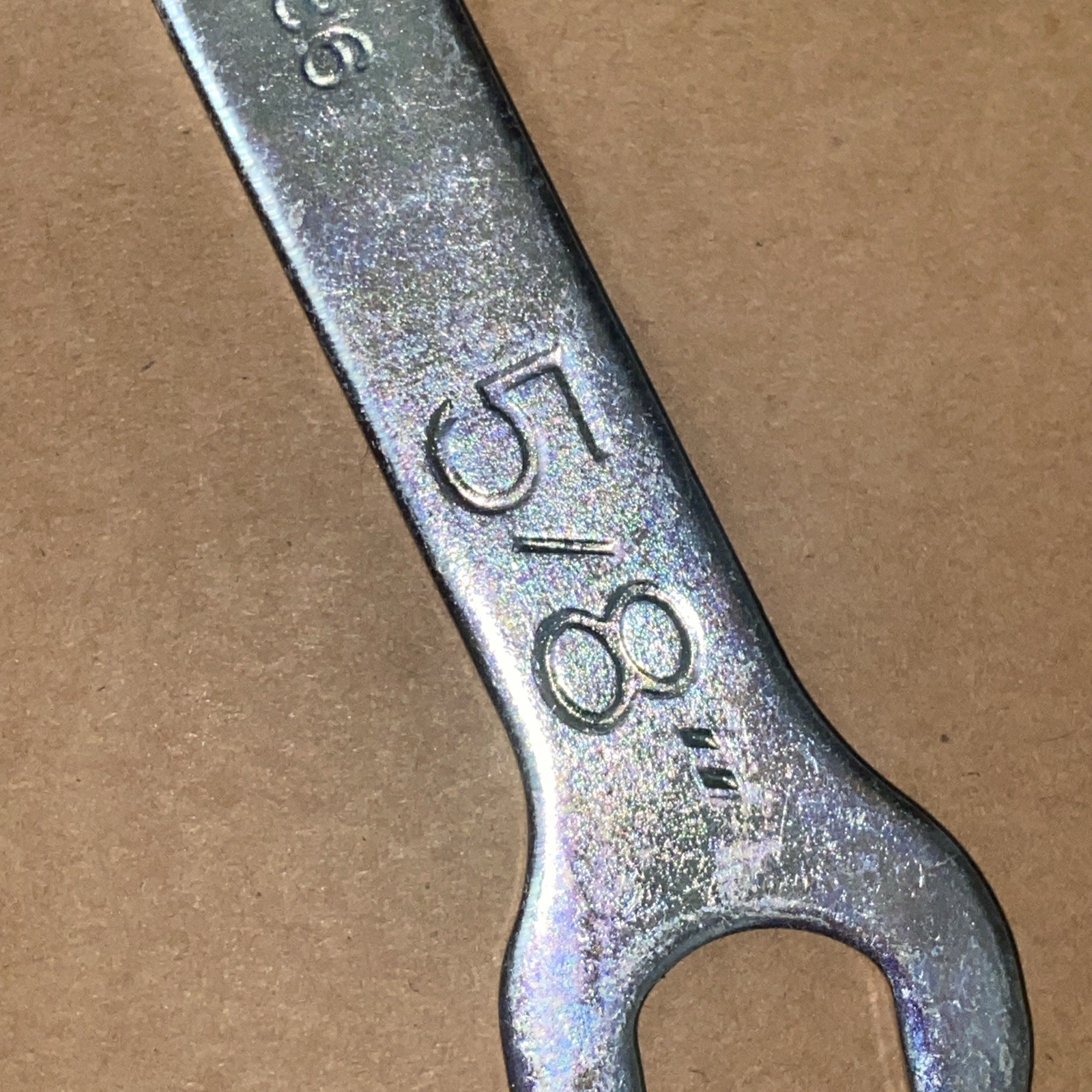 Angle Head Open End Wrench 1”-5/8 serial #180986 Designed for SAE USA made