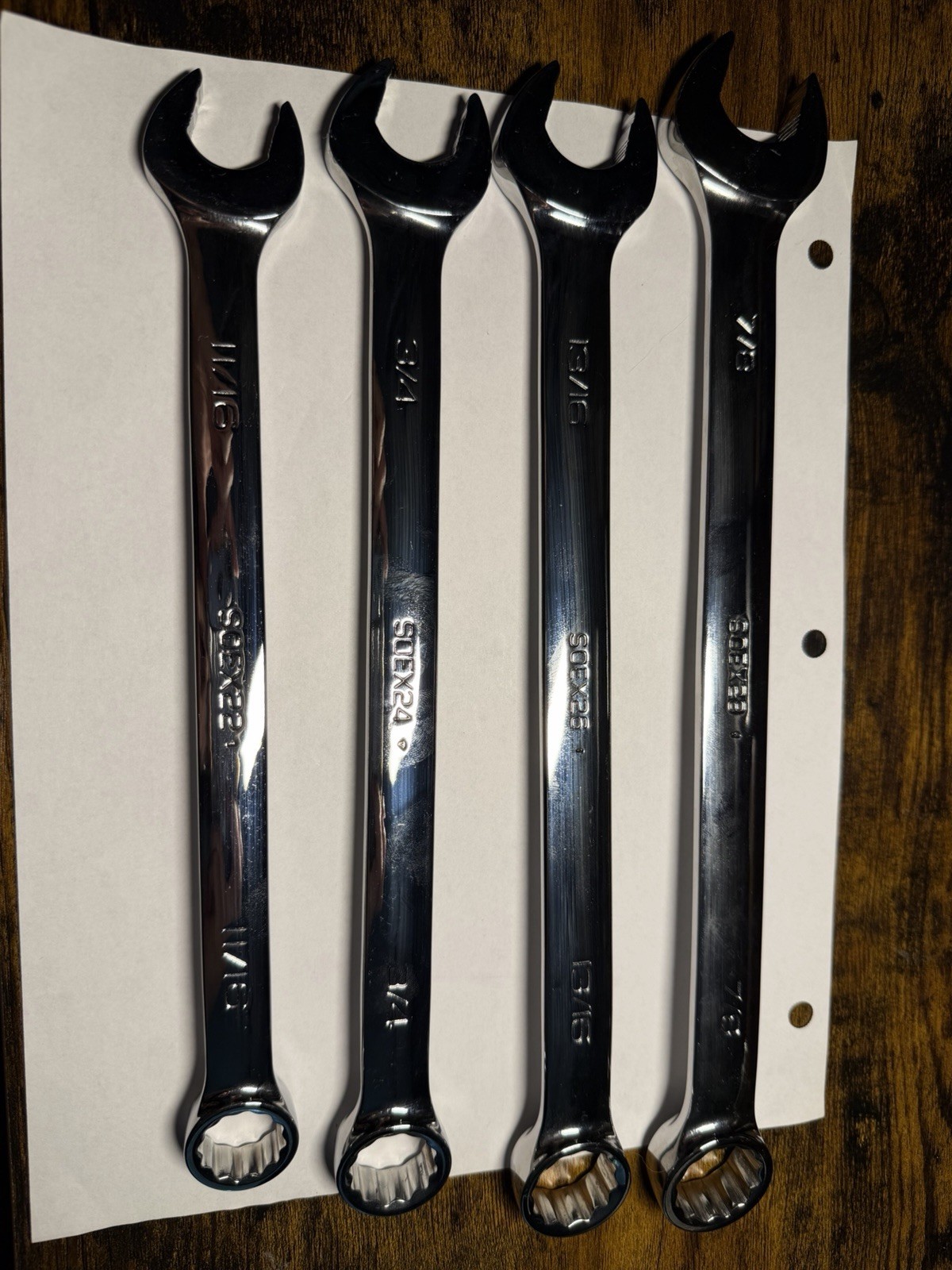 Snap-on Tools USA NEW 10pc 12 Point Flank Drive PLUS Combo Wrench Set SOEX710
