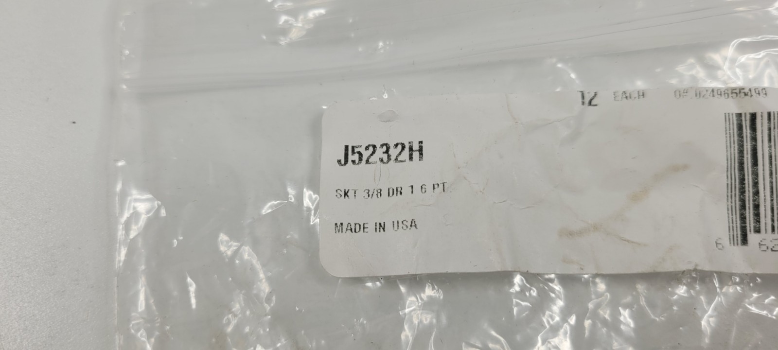 Proto J5232H 3/8″ Drive Socket 1″ – 6 Point MADE IN USA NEW