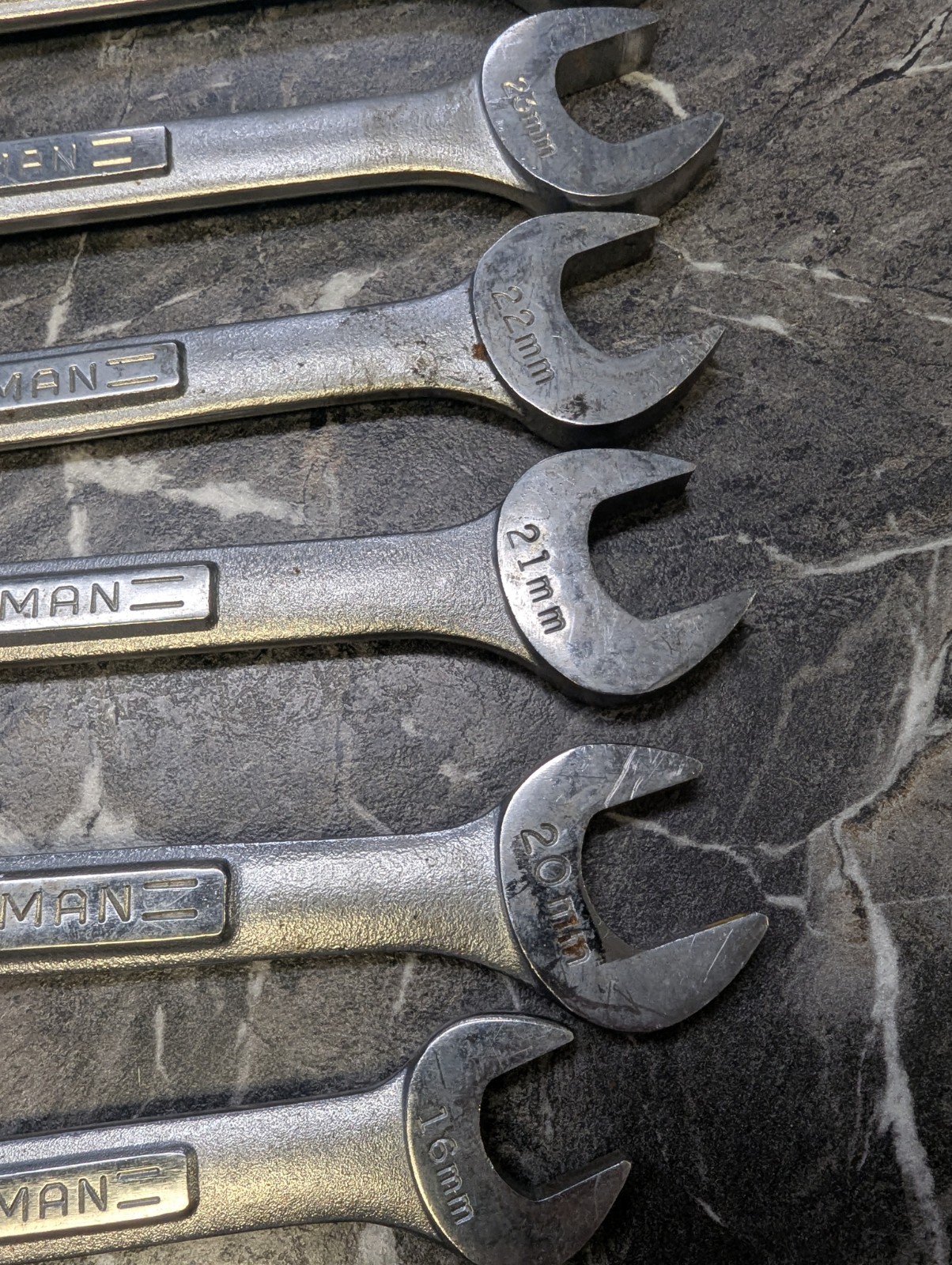 Craftsman Tools USA 11pc VA 9mm-24mm Large Metric (Rare) Combination Wrench Set