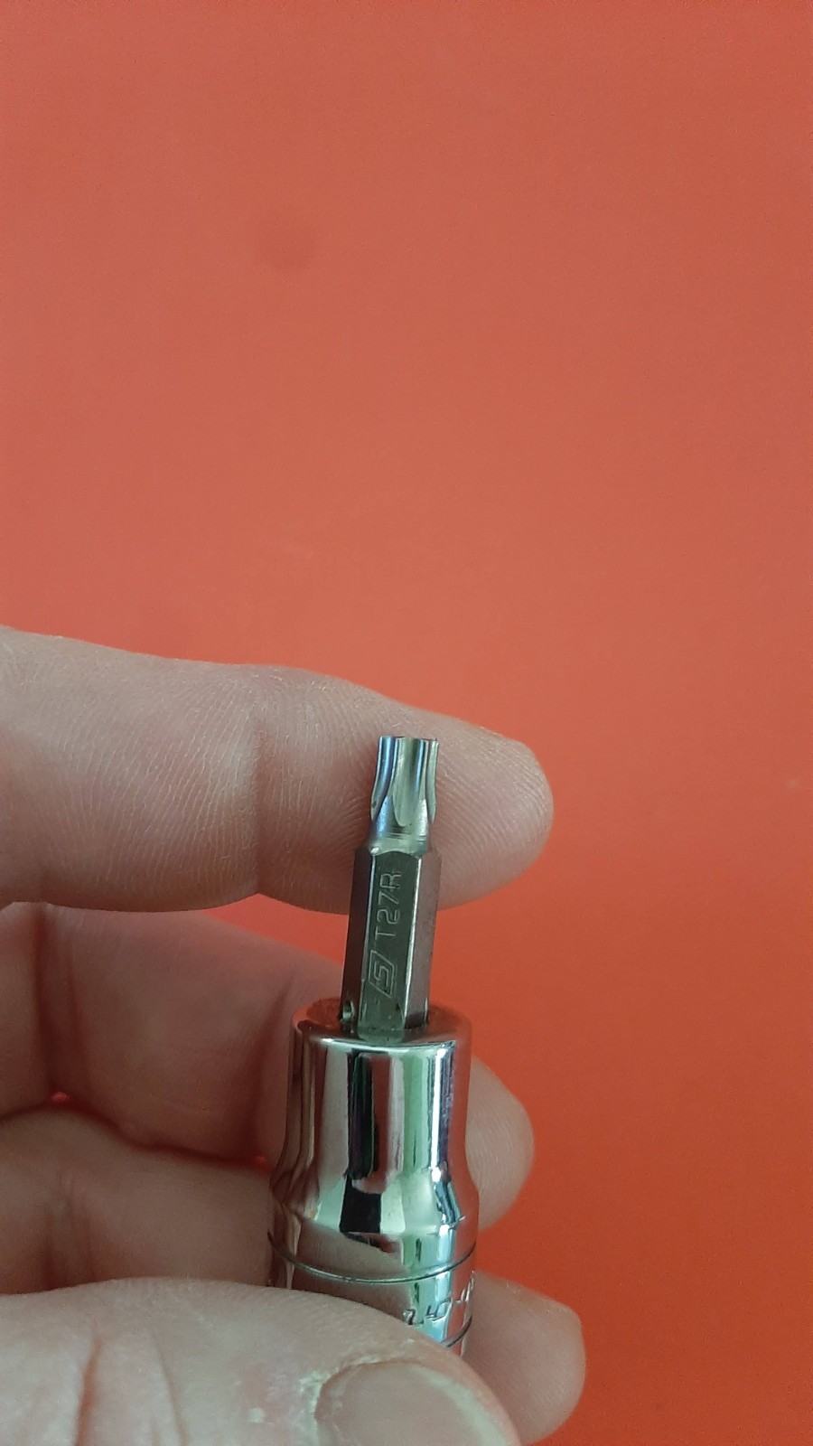 Snap-on T27 FTXR27E Tamper Resistant Torx Bit Socket Driver 3/8″ Drive READ!
