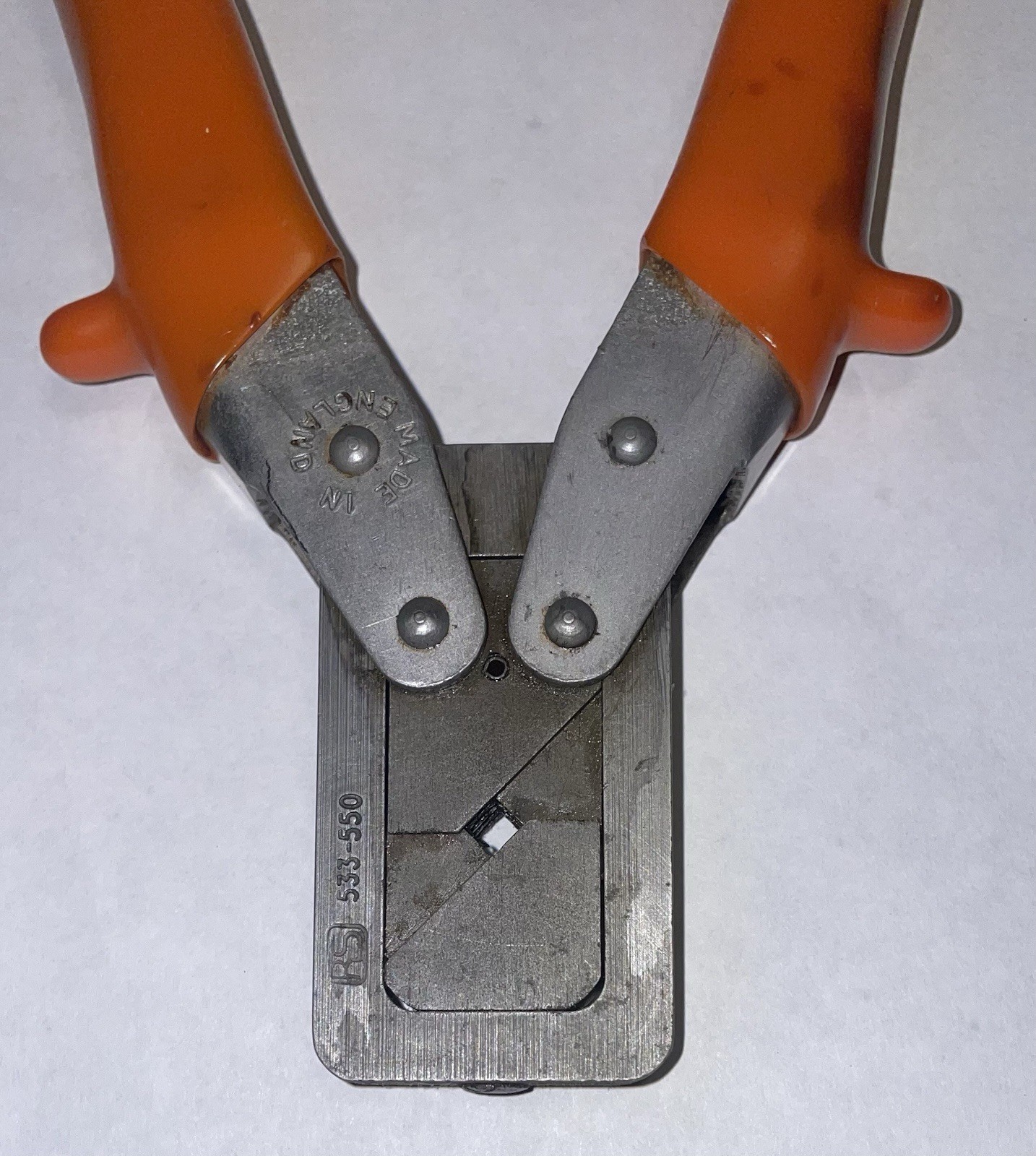 RS 533-550 Vintage Crimping Tool For Wire End Sleeves Made in England