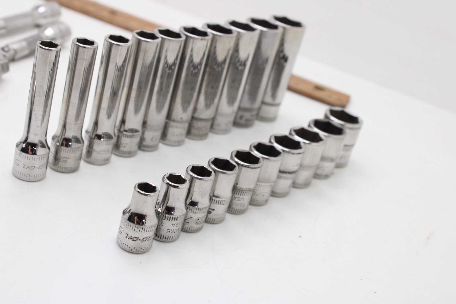 Snap-on 144TMPB 44 Piece 1/4″ Drive 6-Point Metric/ SAE General Service Set USA