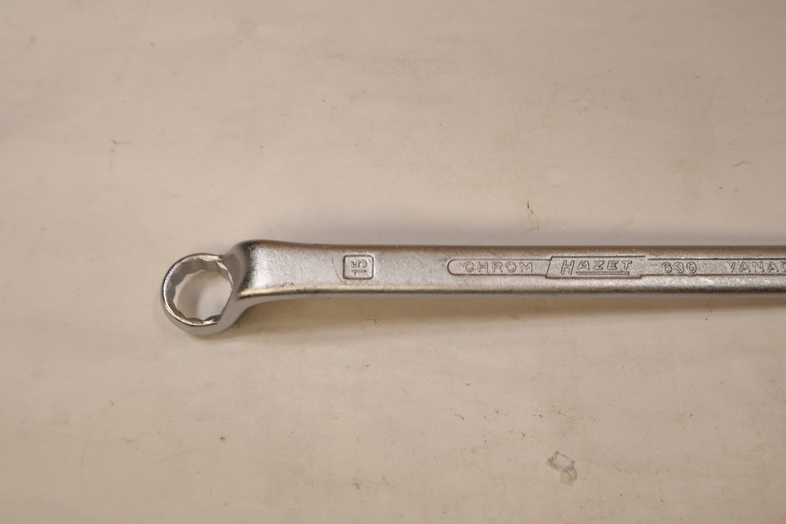 Hazet 630 Deep Offset Wrench Spanner Box End 15mm X 14mm unused
