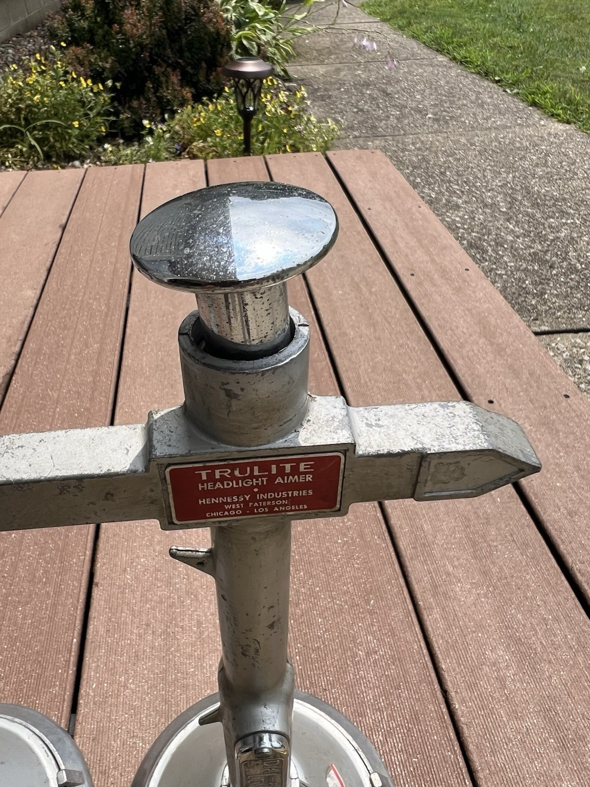 John Bean Trulite Headlight Aiming Tool Dial-A-Level Pair Vintage No. 15014-1