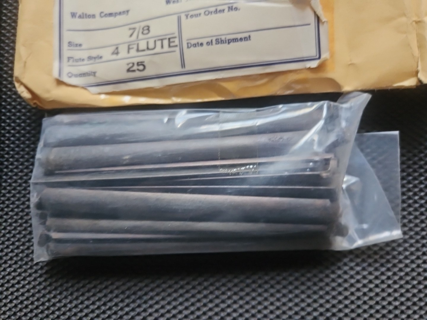 Pack of 25 7/8″ 4 Flute Tap Extractor Walton 12874 Replacement Fingers USA NOS